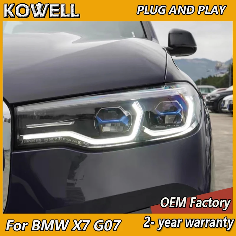 Car Styling for BMW X7 Headlight 2018-2021 G07 Head Light DRL Turn Signal High Beam Projector Lens
Car Styling for BMW X7 Headlight 2018-2021 G07 Head Light DRL Turn Signal High Beam Projector Lens