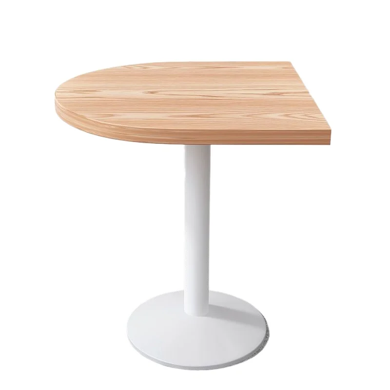 Internet celebrity milk tea shop table and chair cafe, snack fast food restaurant semicircular table
Internet celebrity milk tea shop table and chair cafe, snack fast food restaurant semicircular table