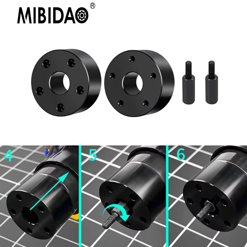 MIBIDAO 4Pcs 19mm Wheel Hex Hub Widen Adapter Kit for 1/10 Tamiya Clod Buster RC Car Tires Upgrade Parts
MIBIDAO 4Pcs 19mm Wheel Hex Hub Widen Adapter Kit for 1/10 Tamiya Clod Buster RC Car Tires Upgrade Parts