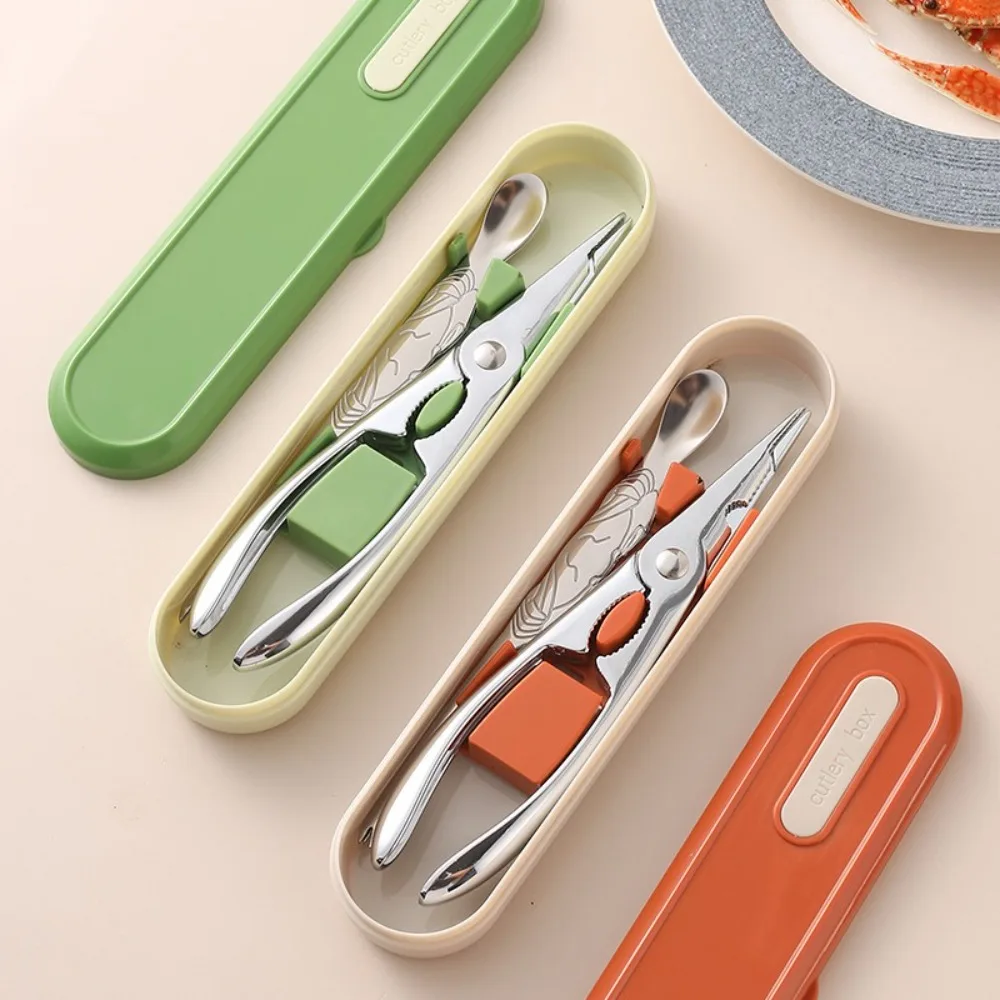 3Pcs/Set Creative Multi-functional Crab Eating Tool Stainless Steel Thickening Crab Tong Durable Portable Seafood Tools Kitchen
3Pcs/Set Creative Multi-functional Crab Eating Tool Stainless Steel Thickening Crab Tong Durable Portable Seafood Tools Kitchen