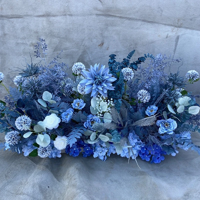 Wedding Haze Blue Flower Row Hall Hotel Window, Shopping Mall Soft Decoration Arch T Table Prop Road Guide Simulation Flower
Wedding Haze Blue Flower Row Hall Hotel Window, Shopping Mall Soft Decoration Arch T Table Prop Road Guide Simulation Flower
