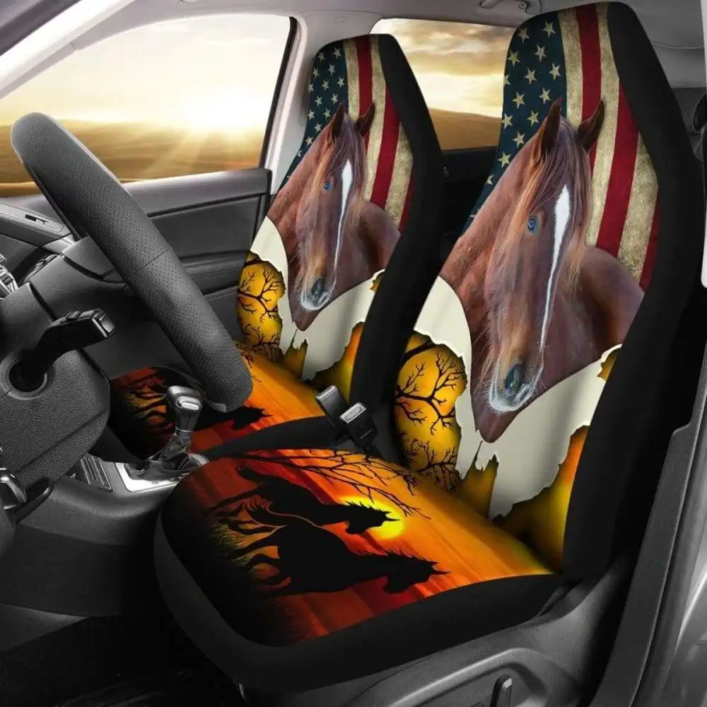 American Horse With Beautiful Sunset 231007,Pack of 2 Universal Front Seat Protective Cover
American Horse With Beautiful Sunset 231007,Pack of 2 Universal Front Seat Protective Cover