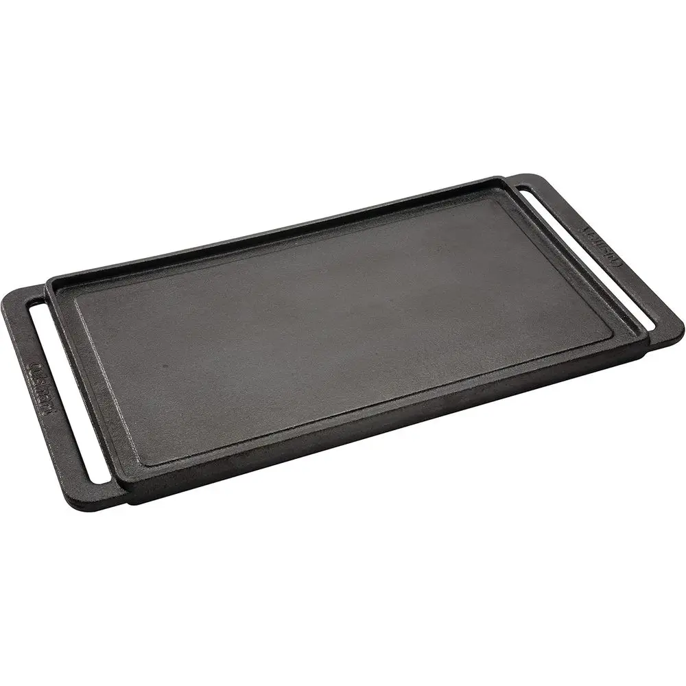 15.75 x 9 Pre-Seasoned Cast Iron Grill/Griddle, Dual-Sided Cooking Surface for Stovetop and Outdoor Use
15.75 x 9 Pre-Seasoned Cast Iron Grill/Griddle, Dual-Sided Cooking Surface for Stovetop and Outdoor Use