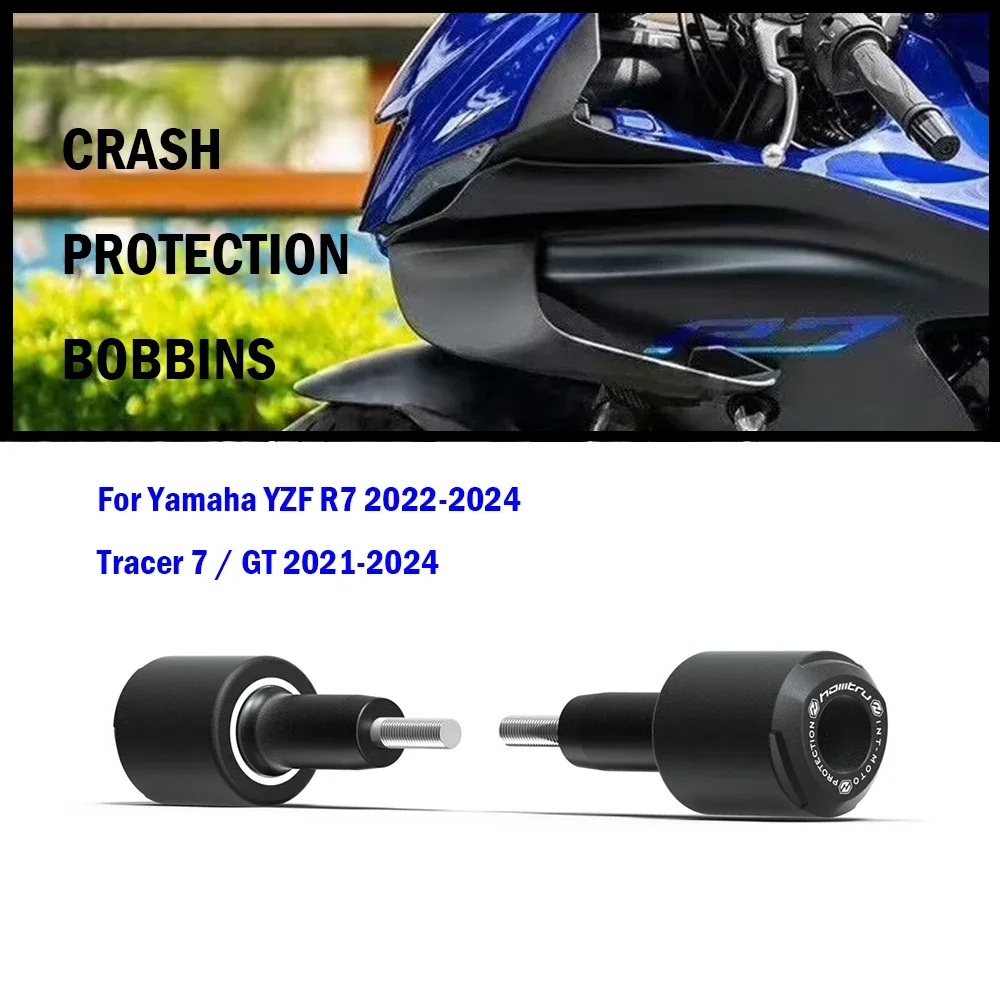 For YAMAHA YZF R7 2022-2024 Tracer 7/GT 2021-Motorcycle Falling Protection Frame Slider Fairing Guard Crash Pad Protector para