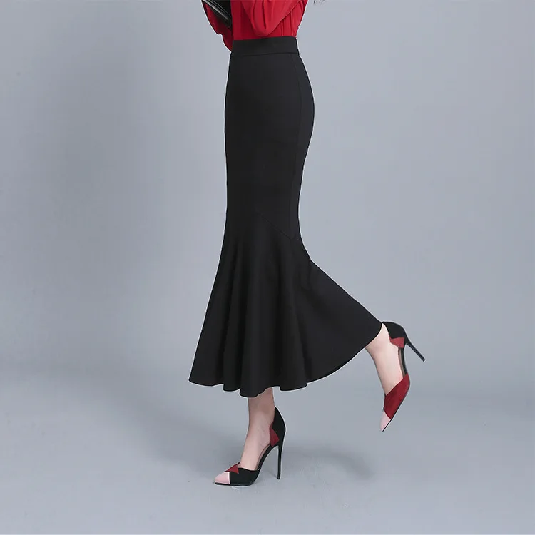 Spring Autumn New Ruffle Skirt Women Over The Knee OL Professional Hip Fishtail Skirt High Waist Slim Stretch Skirt
Spring Autumn New Ruffle Skirt Women Over The Knee OL Professional Hip Fishtail Skirt High Waist Slim Stretch Skirt