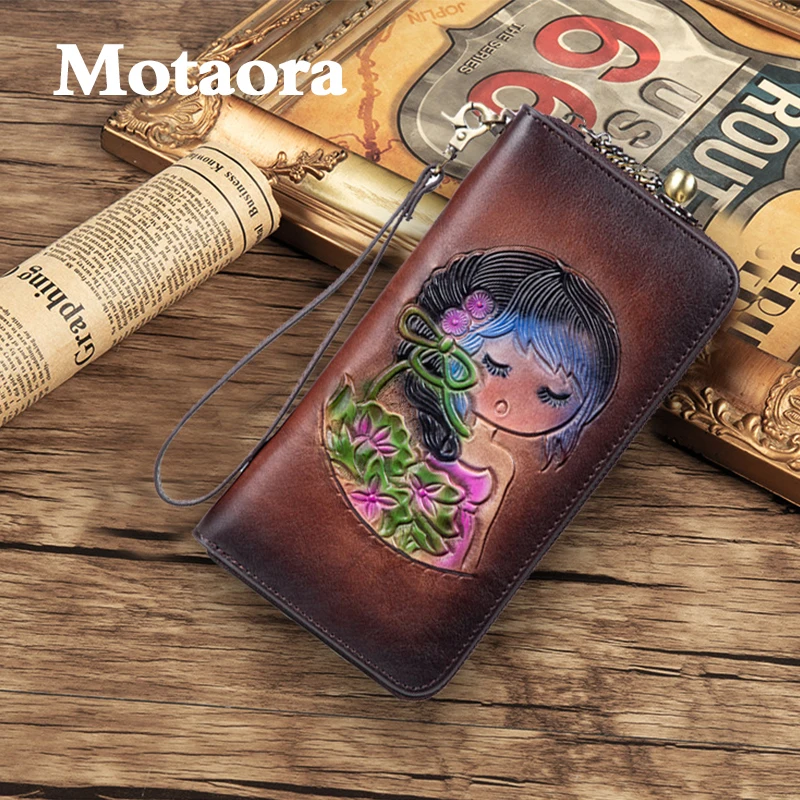 MOTAORA, Ретро стиль, женские кошельки, Мультяшные, тисненая кожа, женские кошельки, держатель для карт, винтажный, Воловья кожа, Длинный кошелек, сумка для карт, для наличных денег
MOTAORA, Ретро стиль, женские кошельки, Мультяшные, тисненая кожа, женские кошельки, держатель для карт, винтажный, Воловья кожа, Длинный кошелек, сумка для карт, для наличных денег