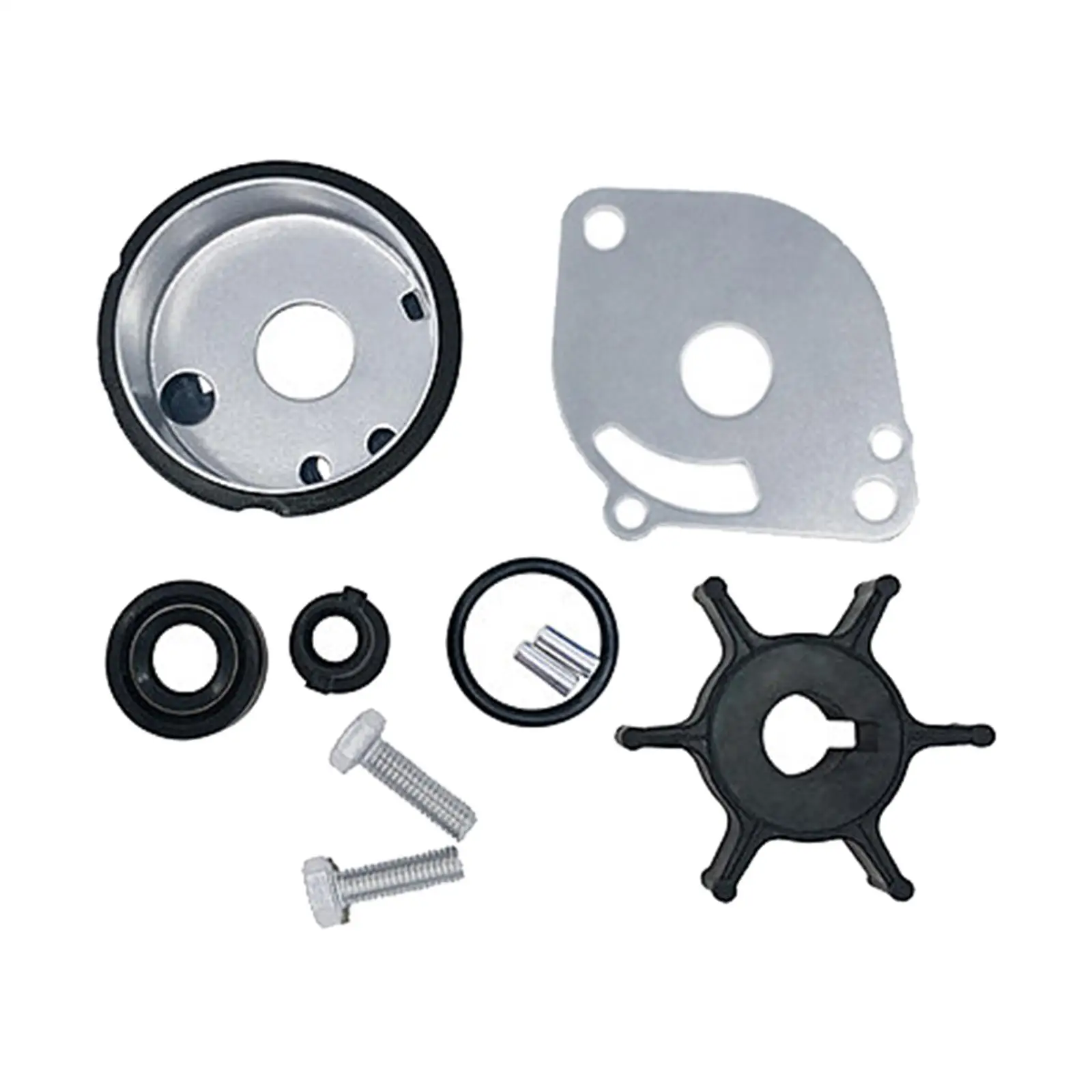Outboard Water Pump Impeller Kit Silver Color Repair Set for 6A1-W0078 2HP Marine Engine Replacement
Outboard Water Pump Impeller Kit Silver Color Repair Set for 6A1-W0078 2HP Marine Engine Replacement