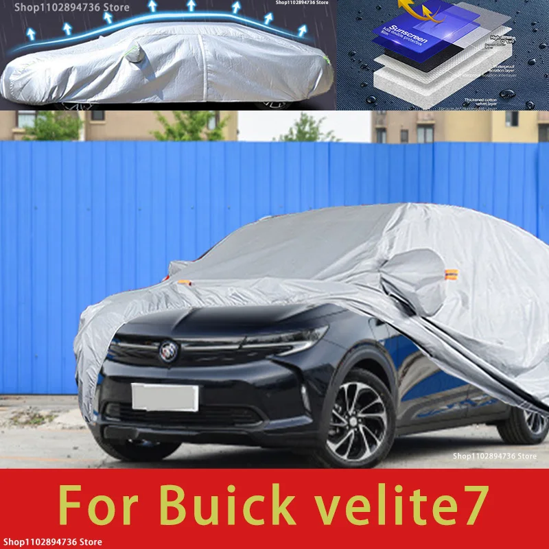 For Buick Velite7 Outdoor Protection Full Car Covers Snow Cover Sunshade Waterproof Dustproof Exterior Car accessories
For Buick Velite7 Outdoor Protection Full Car Covers Snow Cover Sunshade Waterproof Dustproof Exterior Car accessories