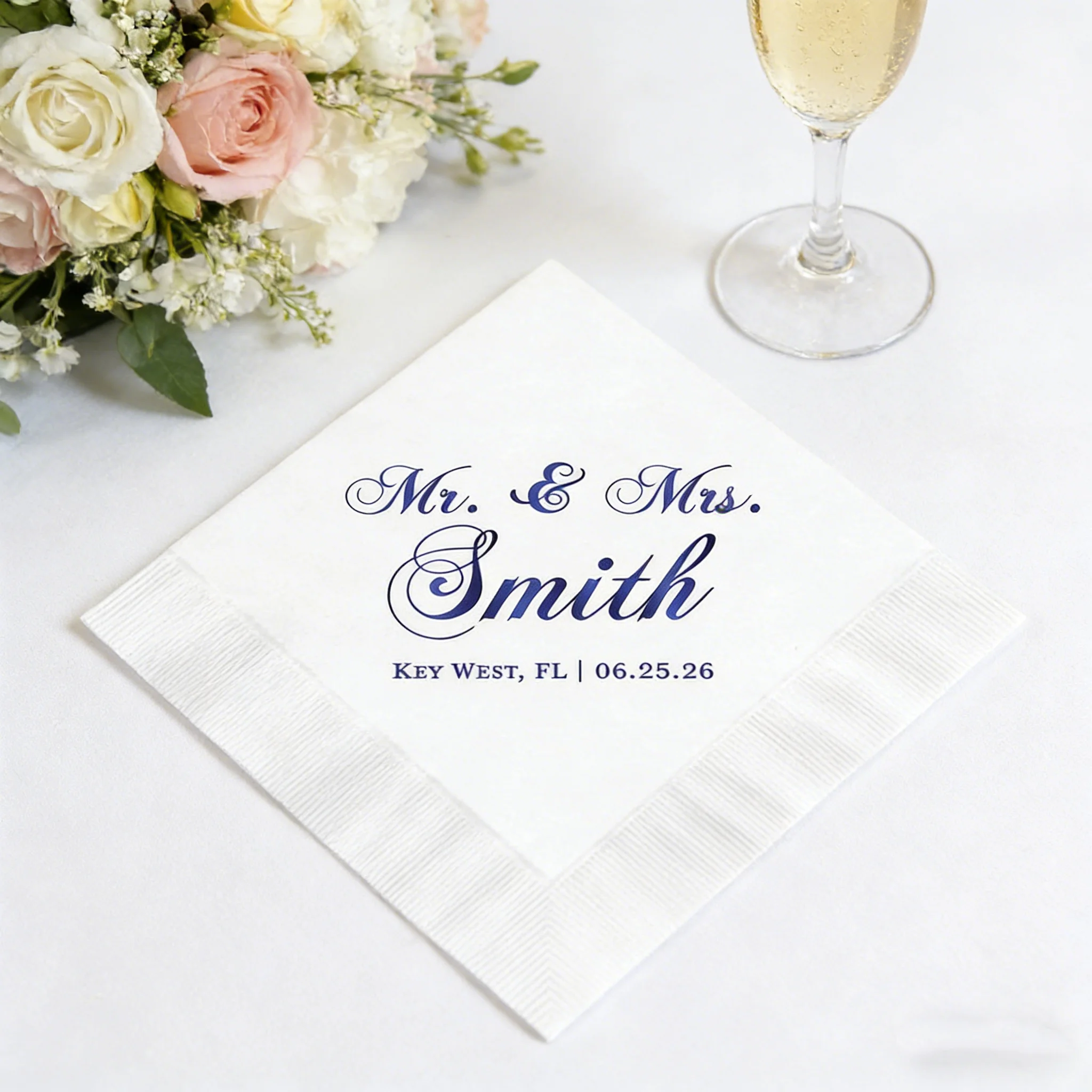 50pcs Custom Monogram Mr & Mrs Paper Napkins for Wedding, Beverage Luncheon Dessert & Guest Towel Available
50pcs Custom Monogram Mr & Mrs Paper Napkins for Wedding, Beverage Luncheon Dessert & Guest Towel Available