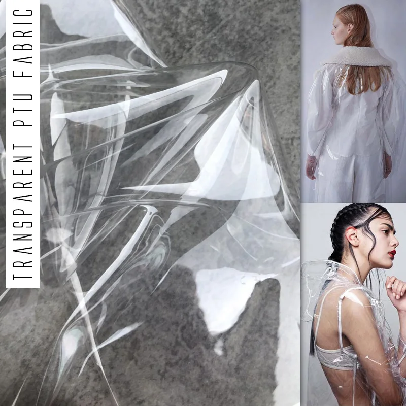 137*50cm PVC Ultra-transparent TPU Fabric Clothing Windbreaker Waterproof Thin Crystal Wrapped Plastic Cloth Fabric
137*50cm PVC Ultra-transparent TPU Fabric Clothing Windbreaker Waterproof Thin Crystal Wrapped Plastic Cloth Fabric