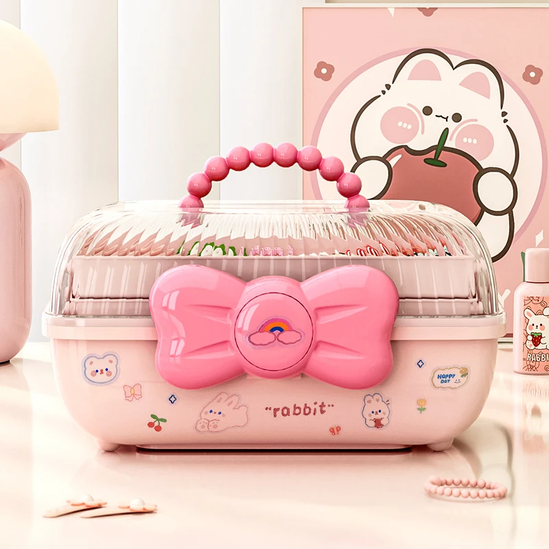 Princess Style Children's Hair Accessories Storage Box Cute Cartoon Design Elastic Band Circle Hair Clip Organizer Box
Princess Style Children's Hair Accessories Storage Box Cute Cartoon Design Elastic Band Circle Hair Clip Organizer Box