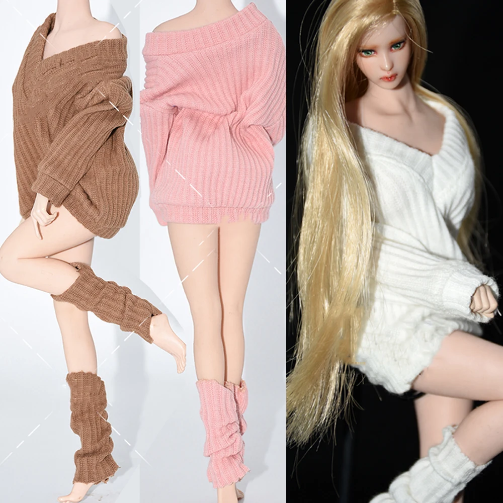 1/6 Women Soldier Sweater Korean Chic V-Neck Loose Solid Sweatshirts Long Sleeves Oversize Jumpers For 12'' Action Figure Body
1/6 Women Soldier Sweater Korean Chic V-Neck Loose Solid Sweatshirts Long Sleeves Oversize Jumpers For 12'' Action Figure Body
