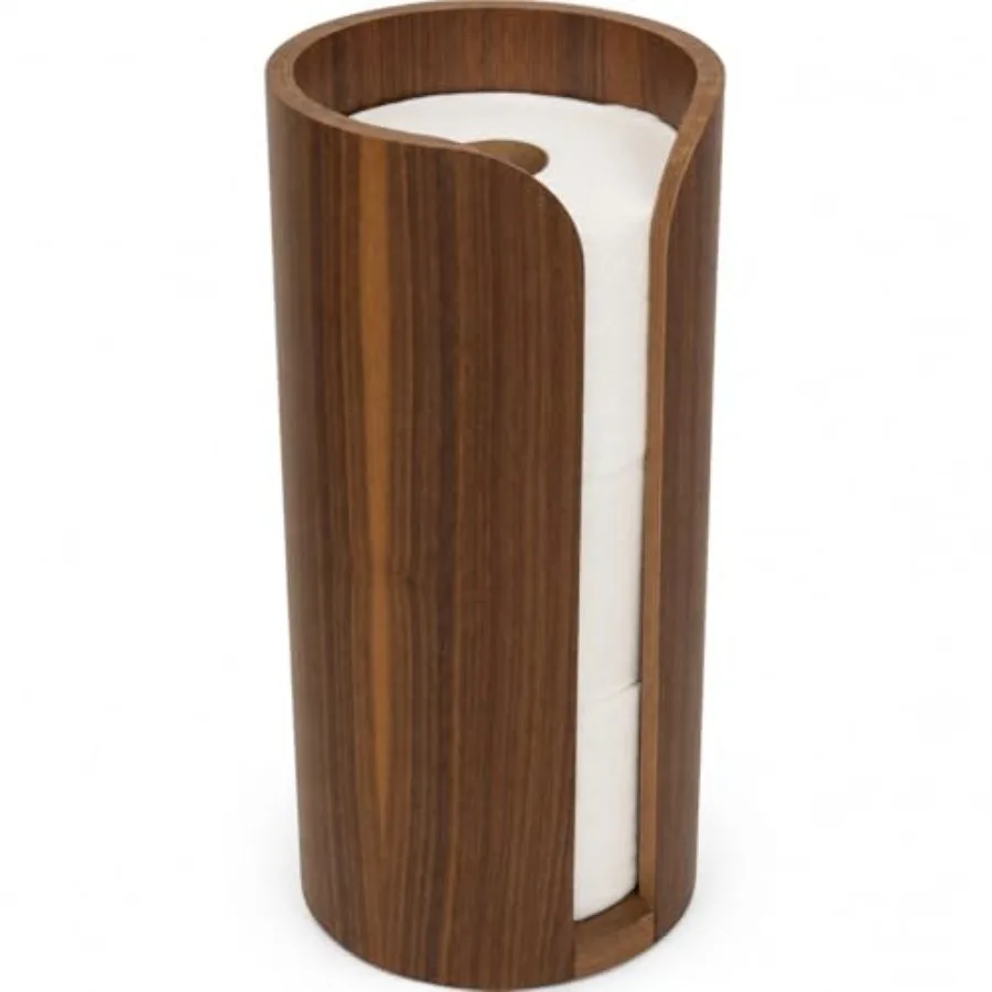 Plywood Free Standing Toilet Paper Holder. Toilet Tissue Storage Made from Wood. Compatible with Mega Rolls Walnut
Plywood Free Standing Toilet Paper Holder. Toilet Tissue Storage Made from Wood. Compatible with Mega Rolls Walnut
