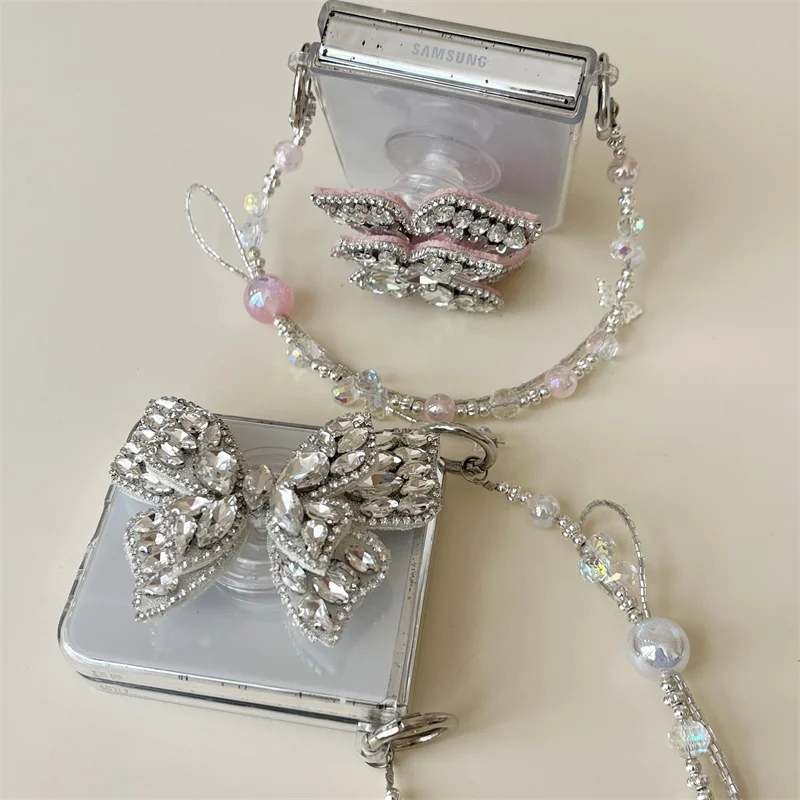 For Samsung Galaxy Z Flip 6 5 4 3 Case Z Flip5 ZFlip 5 Luxury Love Heart Cards Bracket Bracelet Hard Shockproof Cover
For Samsung Galaxy Z Flip 6 5 4 3 Case Z Flip5 ZFlip 5 Luxury Love Heart Cards Bracket Bracelet Hard Shockproof Cover