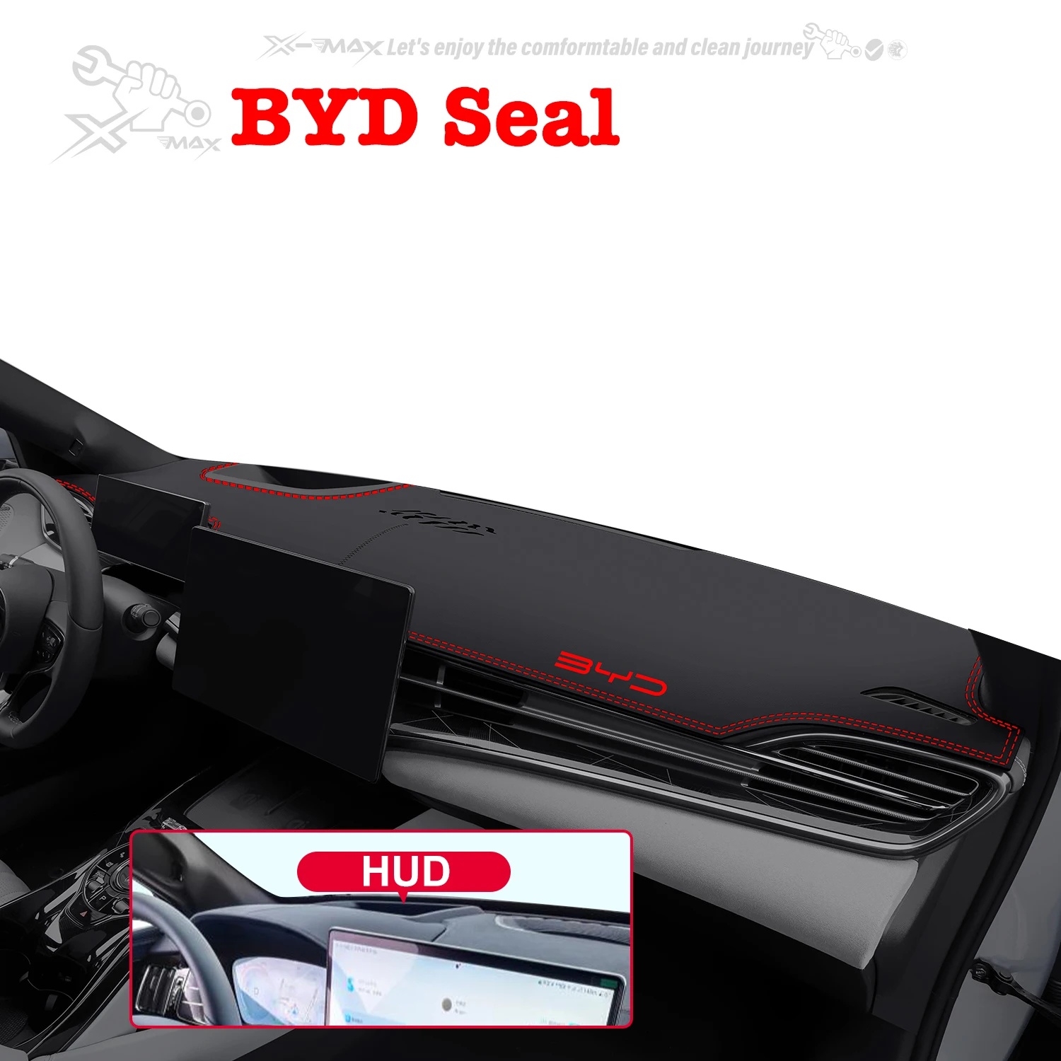 Left-hand Drive Car Dashboard Mat For BYD Seal 2022-2024 Light Blocking Pad Center Console Dash Mat Sunshield Protector
Left-hand Drive Car Dashboard Mat For BYD Seal 2022-2024 Light Blocking Pad Center Console Dash Mat Sunshield Protector