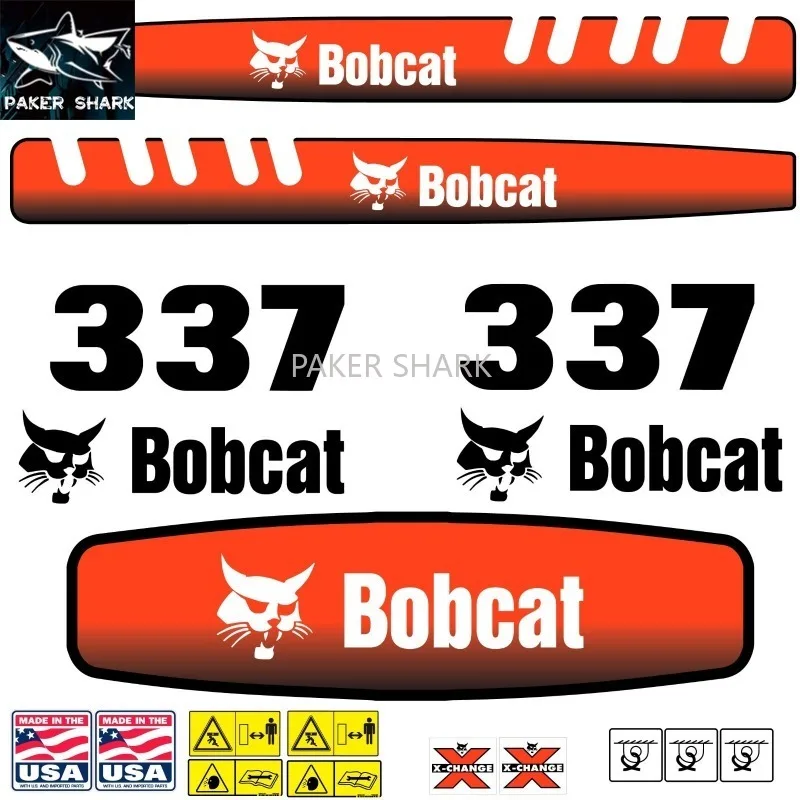 Для BOBCAT 337, полный набор наклеек
Для BOBCAT 337, полный набор наклеек