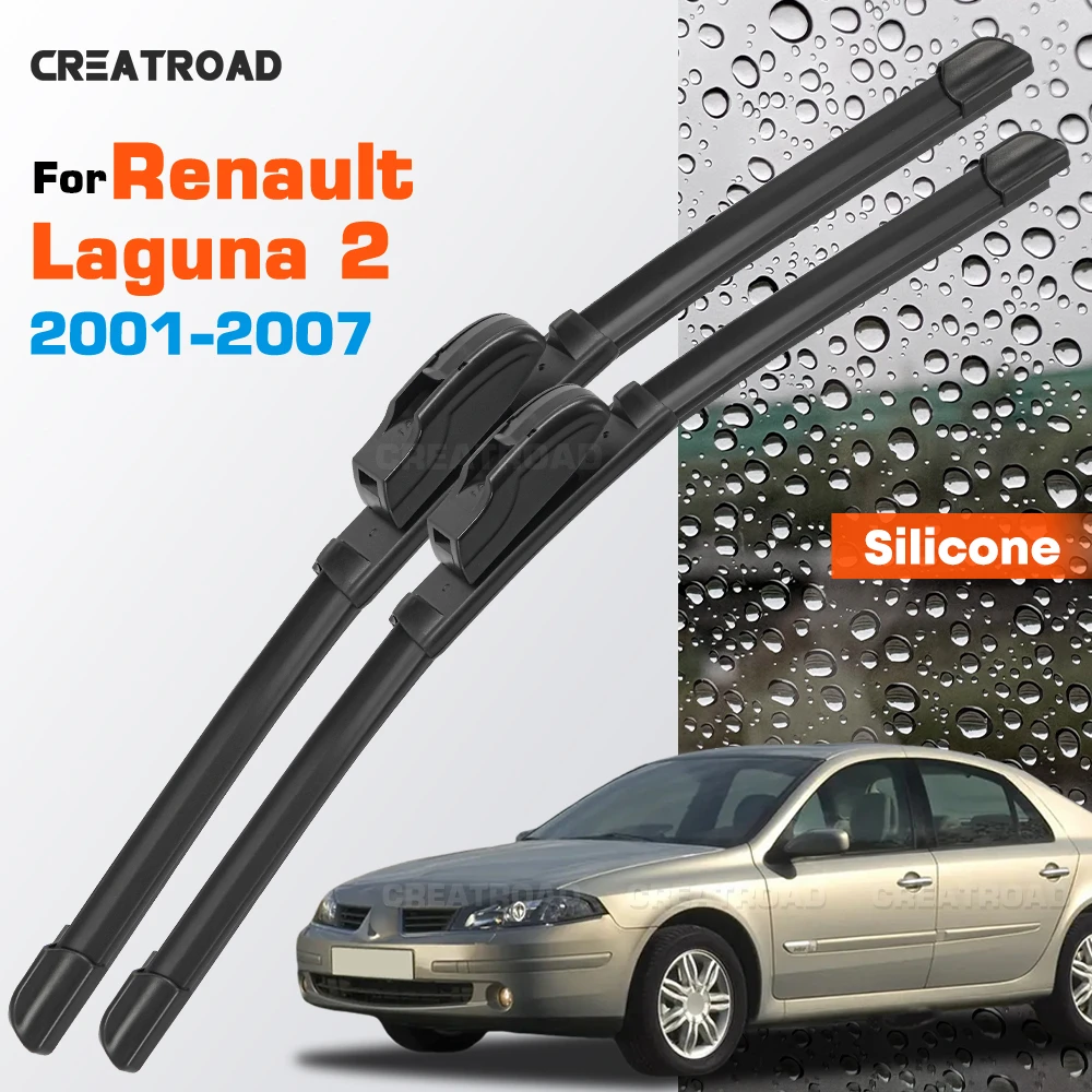 Silicone Wiper Blades Fit For Renault Laguna 2 2001-2007 Coated Silent HD Wear-Resistant Car Windshield Wipers 24"+20"
Silicone Wiper Blades Fit For Renault Laguna 2 2001-2007 Coated Silent HD Wear-Resistant Car Windshield Wipers 24"+20"