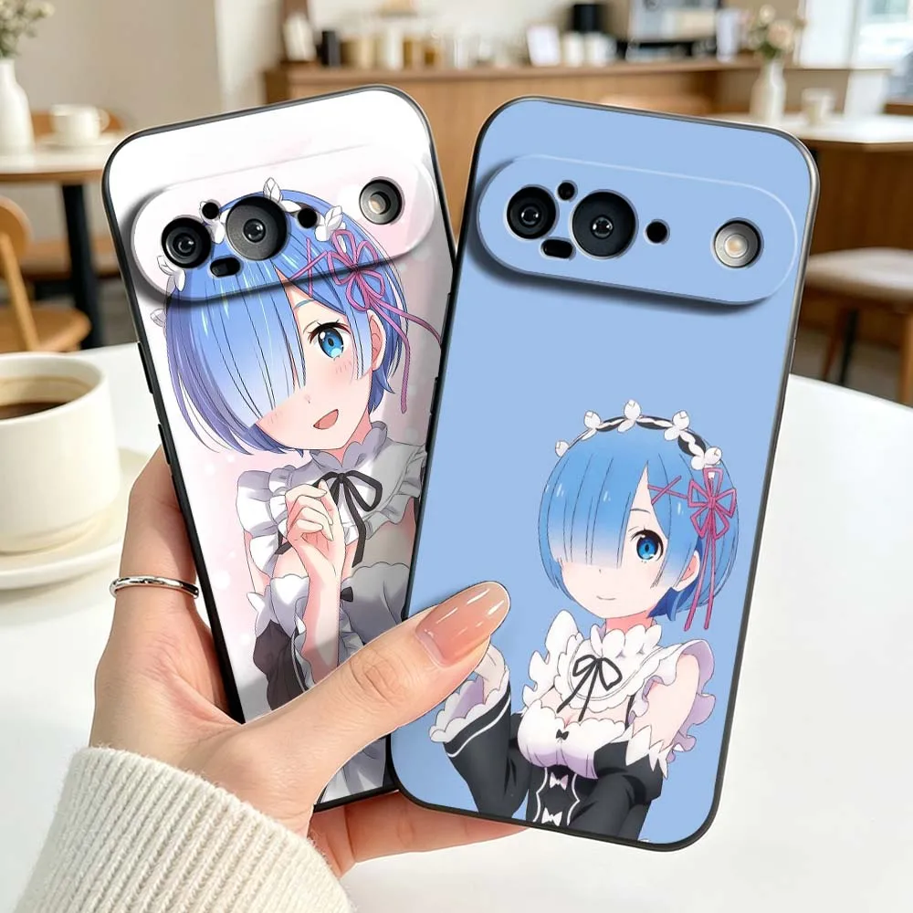 Cute R-Rem For Google Pixel 6 6A 7 7A 8 8A 9 10 10A Pro XL 2024 5G Black Soft Silicone Cover Phone Case
Cute R-Rem For Google Pixel 6 6A 7 7A 8 8A 9 10 10A Pro XL 2024 5G Black Soft Silicone Cover Phone Case