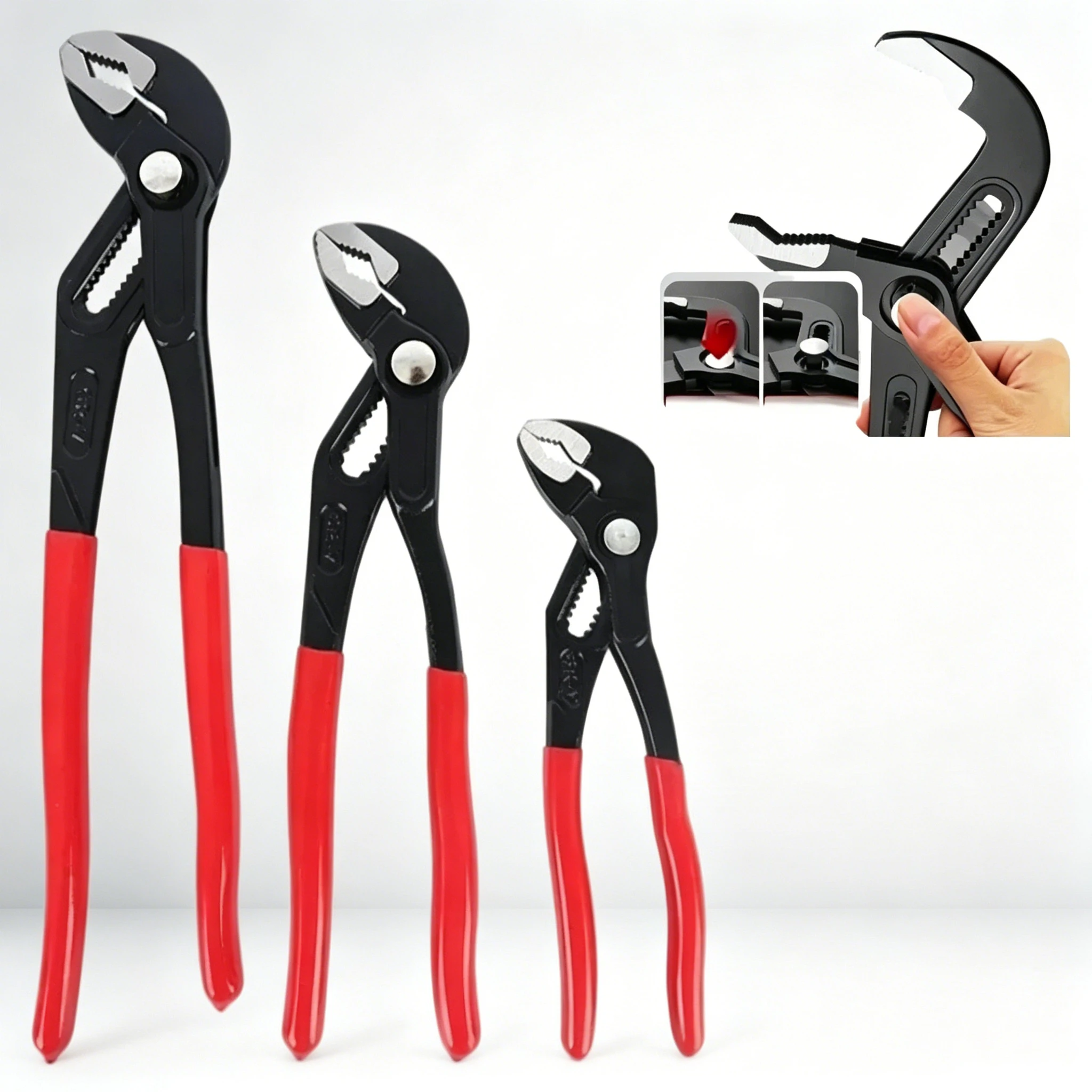 7/10/12 in Water Pump Pliers Multifunctional Universal Plumbing Pliers Adjustable Open Pipe Pliers Home Maintenance Tool
7/10/12 in Water Pump Pliers Multifunctional Universal Plumbing Pliers Adjustable Open Pipe Pliers Home Maintenance Tool