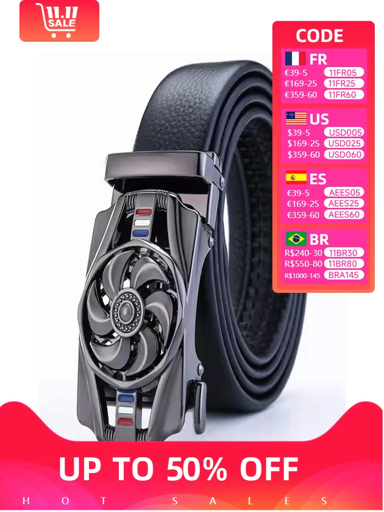 New High Quality PU Belt Metal Alloy Automatic Buckle Brand Luxury Design Men's Business Pants Belt Men's Belt
New High Quality PU Belt Metal Alloy Automatic Buckle Brand Luxury Design Men's Business Pants Belt Men's Belt