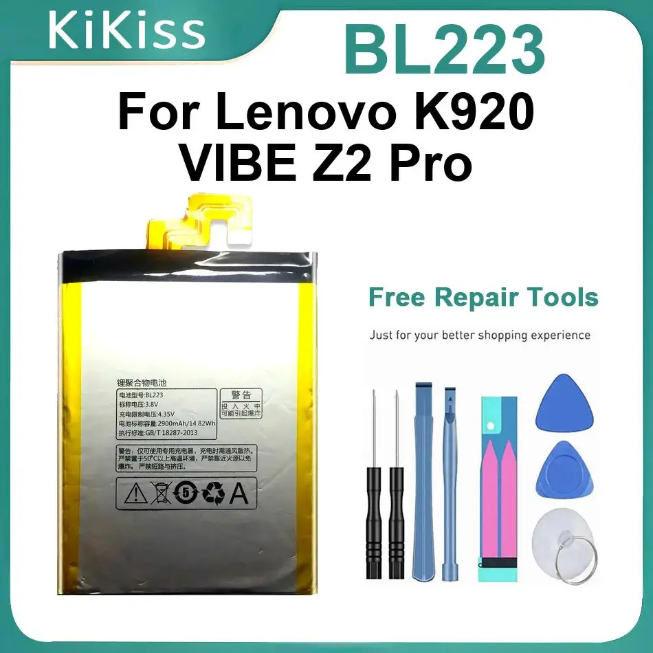 Аккумуляторы BL223 для Lenovo VIBE Z2 Pro K920: Высокопроизводительная батарея для мобильного телефона
Аккумуляторы BL223 для Lenovo VIBE Z2 Pro K920: Высокопроизводительная батарея для мобильного телефона