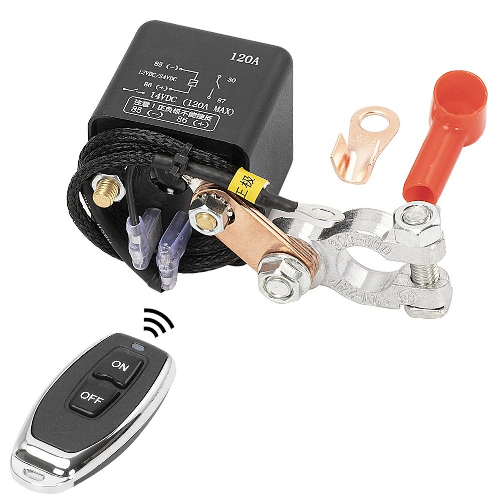 12VDC Waterproof Heavy Duty WM686 120A Wireless Key Remote Control Start Relay Switch for Automotive Car
12VDC Waterproof Heavy Duty WM686 120A Wireless Key Remote Control Start Relay Switch for Automotive Car