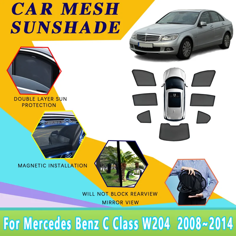 Солнцезащитный экран для автомобиля Mercedes Benz C Class W204 2008-2014, защита от ультрафиолета, накидка на лобовое стекло, светоблокирующая шторка для конфиденциальности, аксессуары
Солнцезащитный экран для автомобиля Mercedes Benz C Class W204 2008-2014, защита от ультрафиолета, накидка на лобовое стекло, светоблокирующая шторка для конфиденциальности, аксессуары