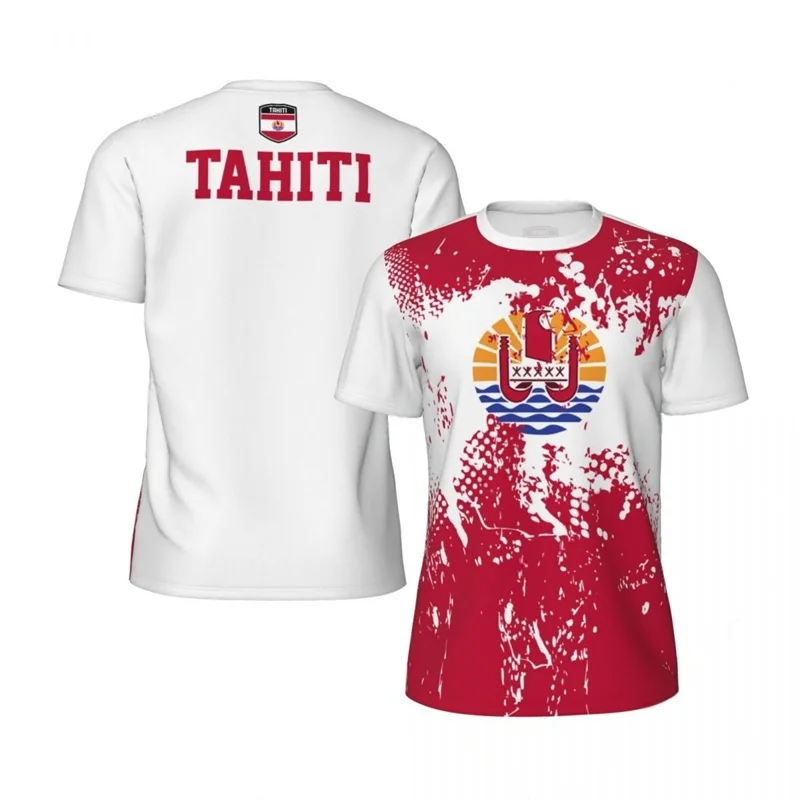 Модная футболка Tahiti, мужская летняя футболка для футбола, спортивная футболка с короткими рукавами для фитнеса, футболка с круглым вырезом, костюм для серфинга, пляжная одежда
Модная футболка Tahiti, мужская летняя футболка для футбола, спортивная футболка с короткими рукавами для фитнеса, футболка с круглым вырезом, костюм для серфинга, пляжная одежда