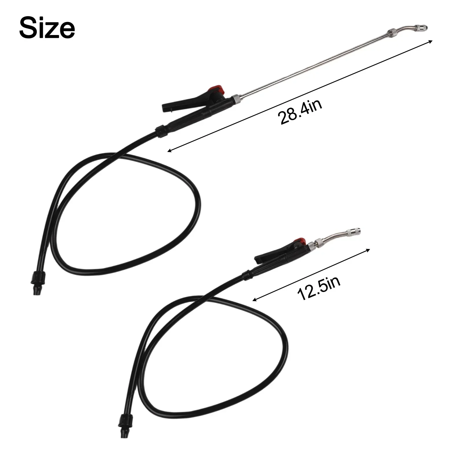 Stainless Steel Construction 29 Inch Sprayer Wand with User Friendly Handle Switch and Spray Options Available
Stainless Steel Construction 29 Inch Sprayer Wand with User Friendly Handle Switch and Spray Options Available