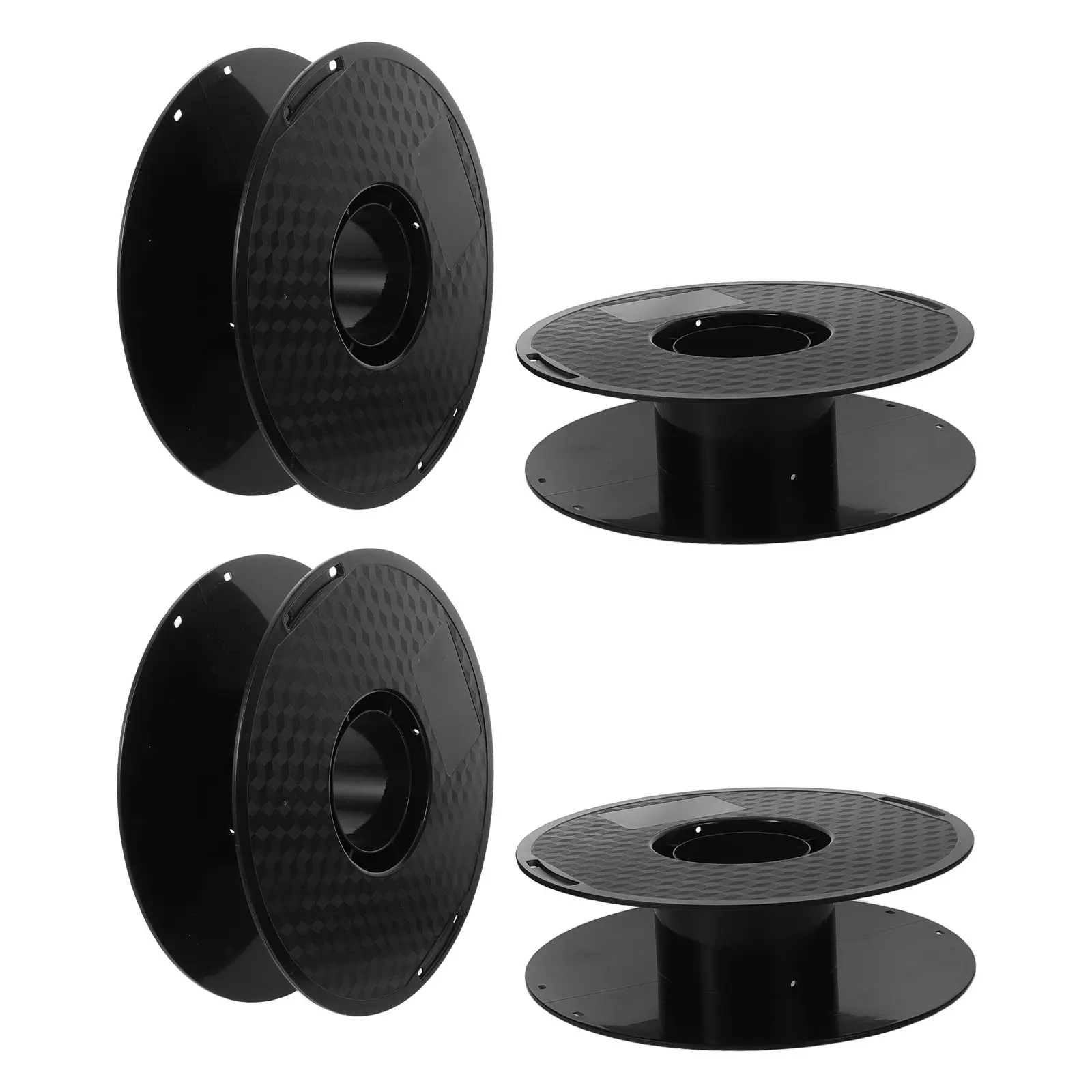 4Pcs Universal Filament Spool Holder for 3D Printers Refillable ABS Plastic Spool with Integrated Adapter Smooth Feeding
4Pcs Universal Filament Spool Holder for 3D Printers Refillable ABS Plastic Spool with Integrated Adapter Smooth Feeding