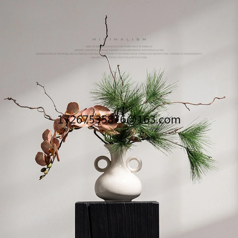 Wabi Sabi Wind Tea Room Green Plant Vase Floral Ornament Medieval B & B Hotel Home Coffee Table Ornament
Wabi Sabi Wind Tea Room Green Plant Vase Floral Ornament Medieval B & B Hotel Home Coffee Table Ornament