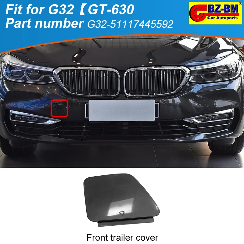 Передний бампер, крышка прицепа, буксировочные крючки для BMW G32 GT-630 Series
Передний бампер, крышка прицепа, буксировочные крючки для BMW G32 GT-630 Series