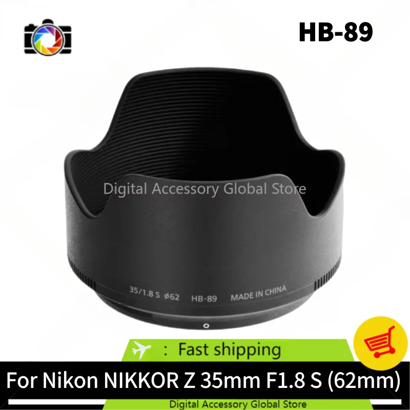 New Original Front Hood HB-89 Parts For Nikon NIKKOR Z 35mm F1.8 S (62mm) Camera Lens
New Original Front Hood HB-89 Parts For Nikon NIKKOR Z 35mm F1.8 S (62mm) Camera Lens