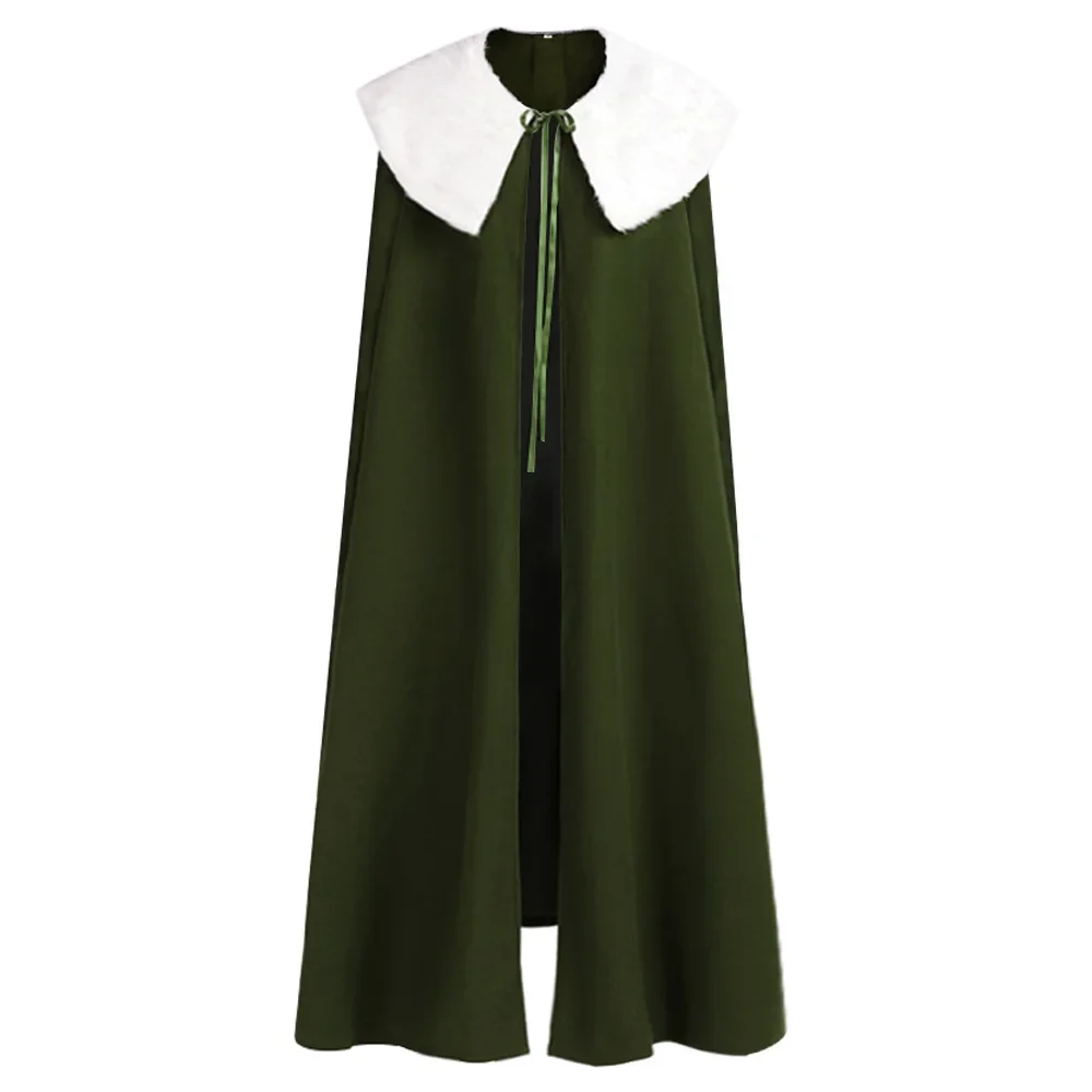 Men's Medieval Winter Cloak Thick Collar Larp Vicking Knight Cosplay Cape Coat Gothic Women Retro Mantle Halloween Costume
Men's Medieval Winter Cloak Thick Collar Larp Vicking Knight Cosplay Cape Coat Gothic Women Retro Mantle Halloween Costume