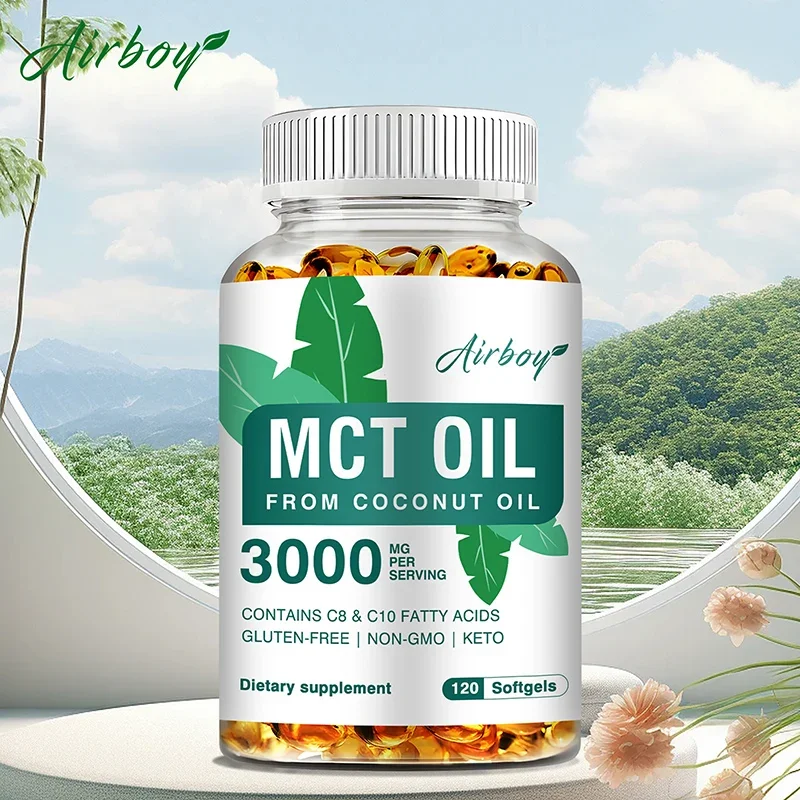 MCT Oil - Supports Energy and Endurance, Healthy Weight Management - Easy To Absorb, Non-GMO
MCT Oil - Supports Energy and Endurance, Healthy Weight Management - Easy To Absorb, Non-GMO