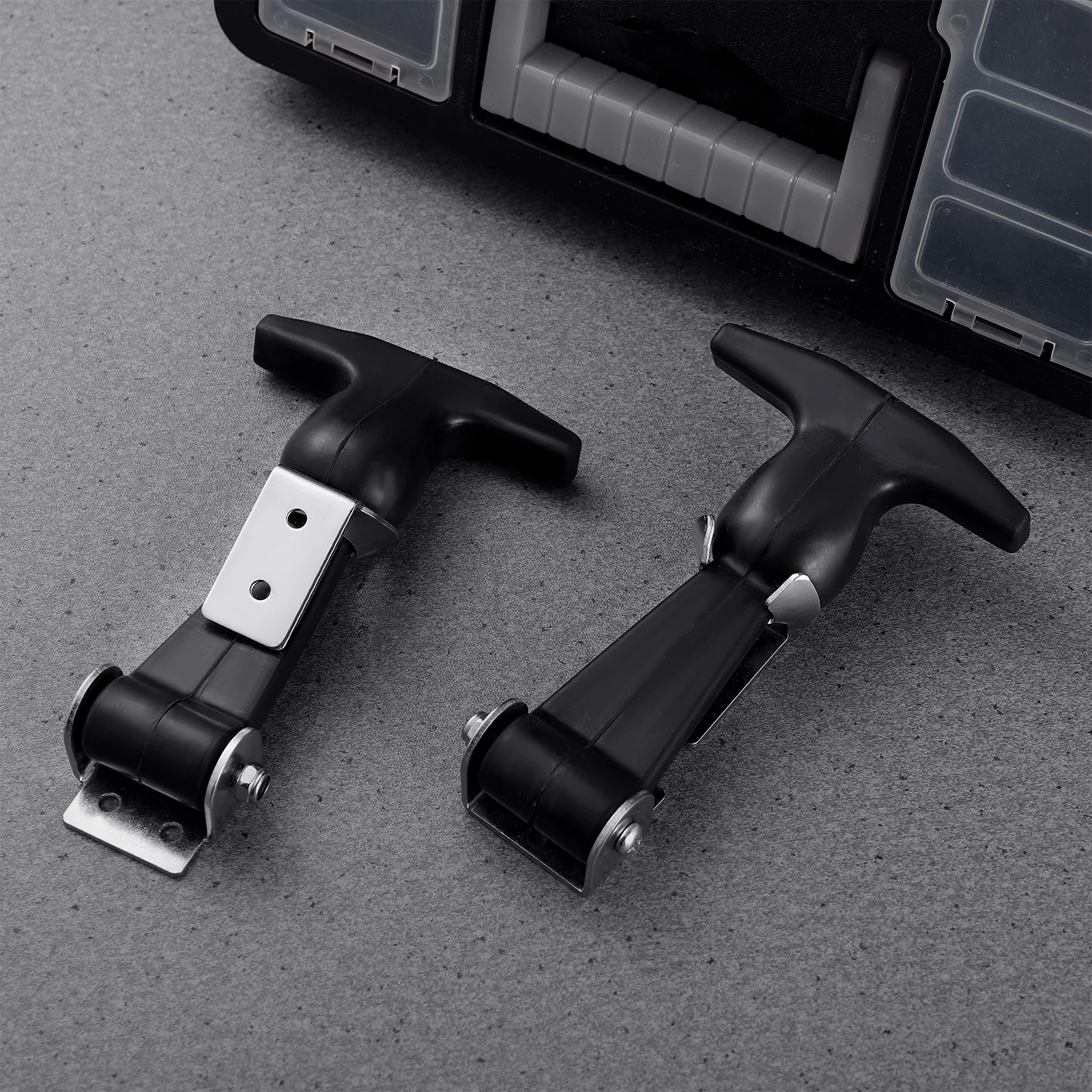 Stainless Steel Draw Latch Flexible T Handle Rubber Catch Adjustable Hood Lock Toolbox Cooler Truck Accessory Vibration
Stainless Steel Draw Latch Flexible T Handle Rubber Catch Adjustable Hood Lock Toolbox Cooler Truck Accessory Vibration
