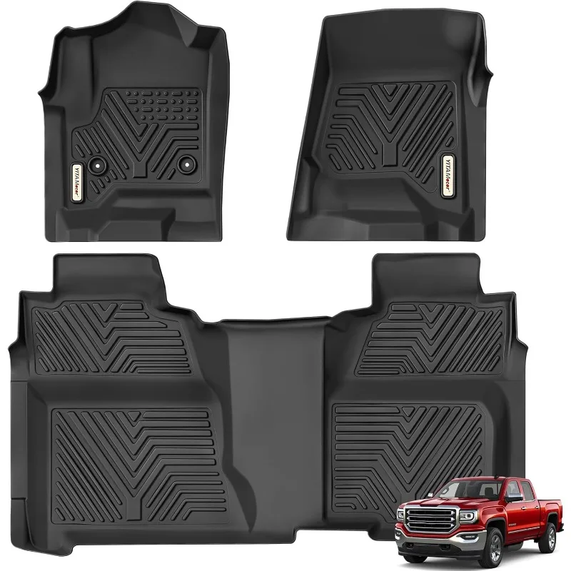 home.Floor Mats Compatible with 2014-2018 Chevy Silverado/Sierra 1500 Crew Cab, 2015-2019 Silverado/Sierra 2500 HD
home.Floor Mats Compatible with 2014-2018 Chevy Silverado/Sierra 1500 Crew Cab, 2015-2019 Silverado/Sierra 2500 HD