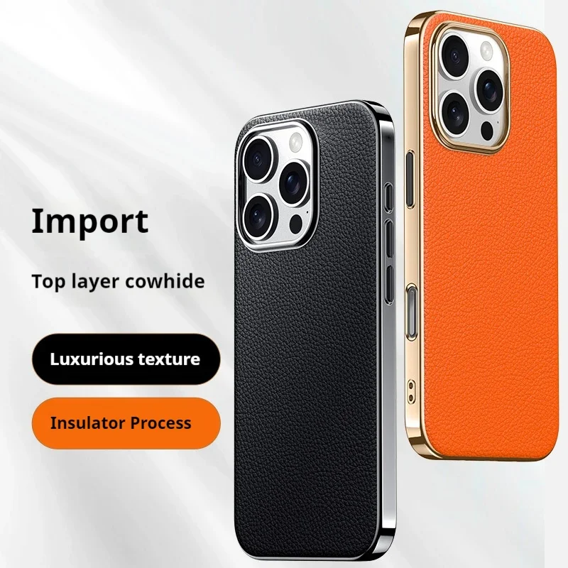 Stylish Electroplate Phone Case For iPhone Air 17 13 14 15 16 Pro Max Protective Cases Leather shockproof Plating Back Cover
Stylish Electroplate Phone Case For iPhone Air 17 13 14 15 16 Pro Max Protective Cases Leather shockproof Plating Back Cover