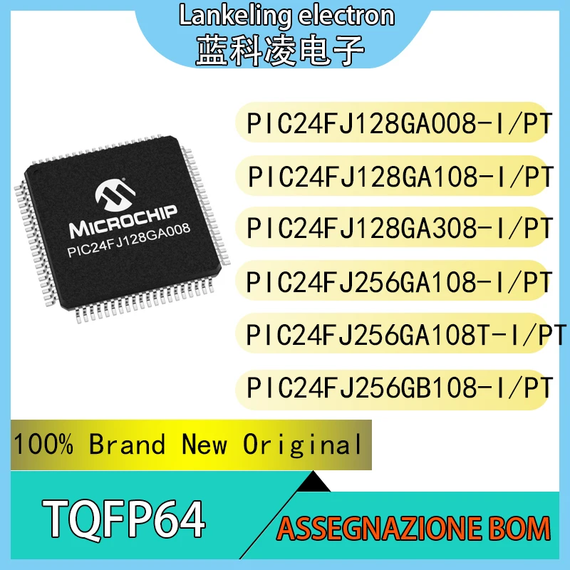 PIC24FJ128GA008-I/PT PIC24FJ128GA108-I/PT PIC24FJ128GA308-I/PT PIC24FJ256GA108-I/PT PIC24FJ256GA108T-I/PT PIC24FJ256GB108-I/PT
PIC24FJ128GA008-I/PT PIC24FJ128GA108-I/PT PIC24FJ128GA308-I/PT PIC24FJ256GA108-I/PT PIC24FJ256GA108T-I/PT PIC24FJ256GB108-I/PT
