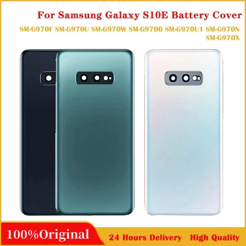 Заднее стекло для Samsung Galaxy S10e SM-G970 G9700, задняя крышка батарейного отсека с рамкой для камеры, наклейка на объектив, логотип CE
Заднее стекло для Samsung Galaxy S10e SM-G970 G9700, задняя крышка батарейного отсека с рамкой для камеры, наклейка на объектив, логотип CE