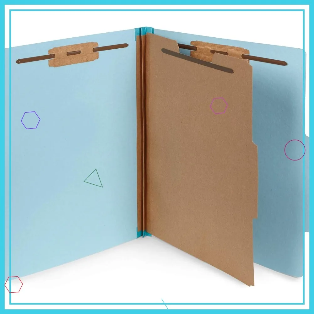 30 Blue Classification Folders, Letter Size, 2-Prong Fastener, 2-Inch Expansion
30 Blue Classification Folders, Letter Size, 2-Prong Fastener, 2-Inch Expansion