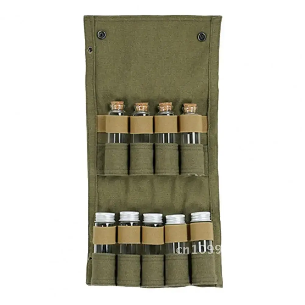 9 Holes Spice Canvas Set Camping Folding Wax Bottle Picnic Faux Leather Bushcraft Waterproof Seasoning Hiking Camping Bag
9 Holes Spice Canvas Set Camping Folding Wax Bottle Picnic Faux Leather Bushcraft Waterproof Seasoning Hiking Camping Bag