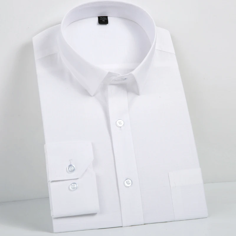 Men's Premium Cotton Dress Shirt Long Sleeve Business Formal Office Work Slim Fit Solid Color Professional Shirts
Men's Premium Cotton Dress Shirt Long Sleeve Business Formal Office Work Slim Fit Solid Color Professional Shirts
