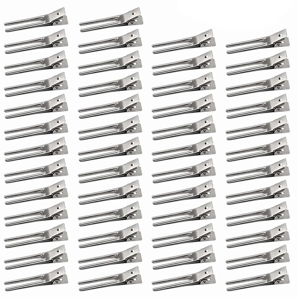 50Pcs Metal Hair Clips Fork Design Lightweight Sturdy Salon Hairdresser DIY Bang Clips Handmade Hair Accessories for Styling
50Pcs Metal Hair Clips Fork Design Lightweight Sturdy Salon Hairdresser DIY Bang Clips Handmade Hair Accessories for Styling