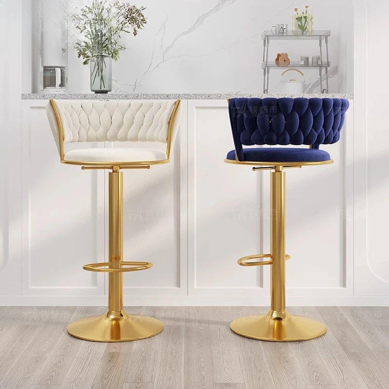 Bar chair lift rotating home bar Internet celebrity light luxury front modern simple armrest checkout page beauty high stool
Bar chair lift rotating home bar Internet celebrity light luxury front modern simple armrest checkout page beauty high stool