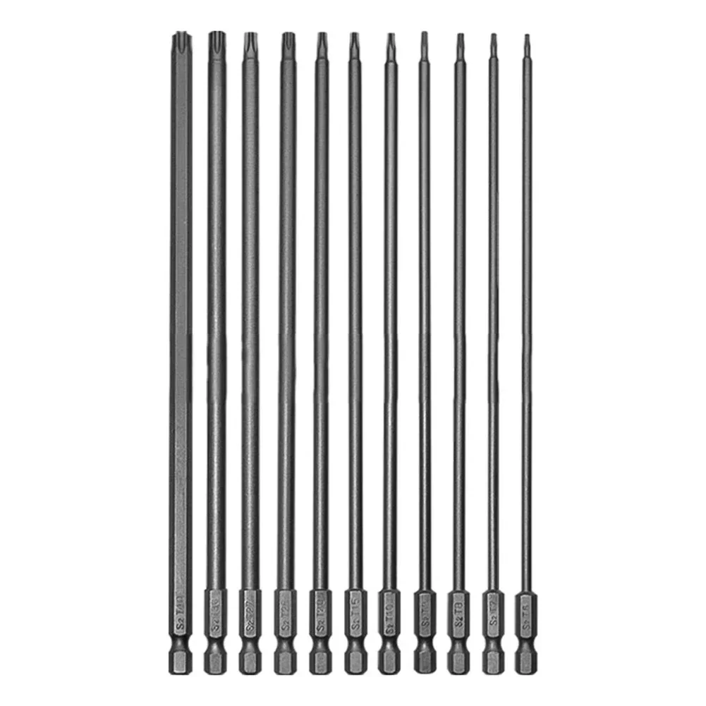 11 шт. отвертки Torx с магнитным наконечником и шестигранным хвостовиком с отверстием, бита 200 мм T6-T40 для электрической отвертки, аксессуары для электроинструментов
11 шт. отвертки Torx с магнитным наконечником и шестигранным хвостовиком с отверстием, бита 200 мм T6-T40 для электрической отвертки, аксессуары для электроинструментов