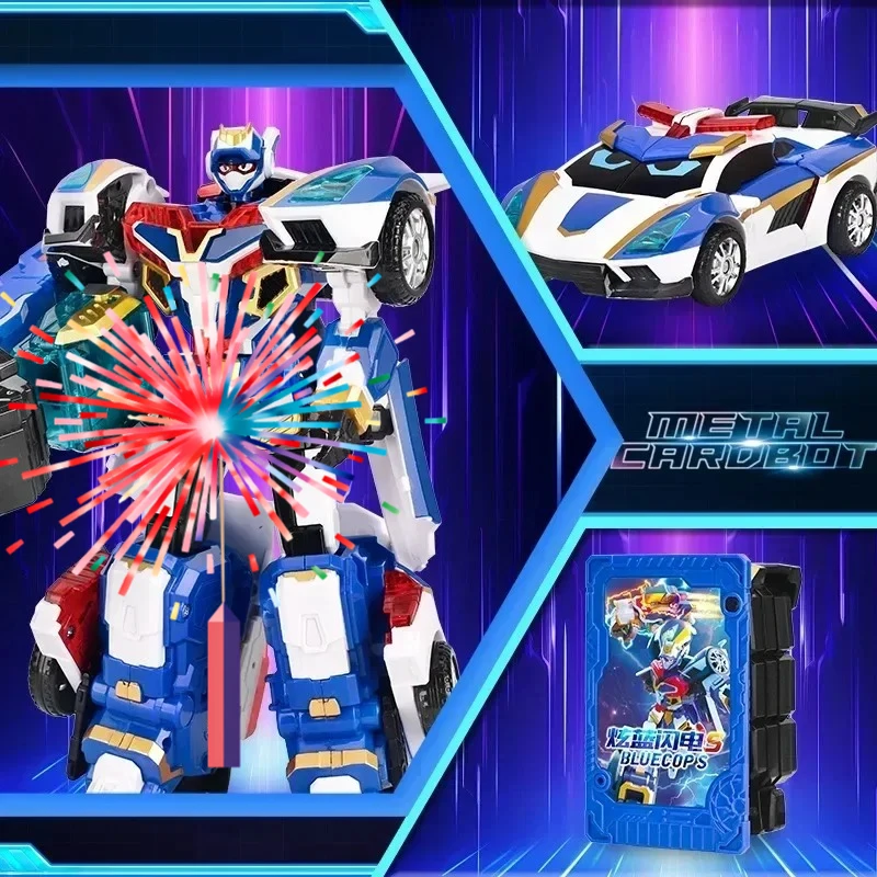New Metal Cardbot Transforming Robot to Car Action Figures HEAVY IRON with Card Transformation Car Model Toys for Gift
New Metal Cardbot Transforming Robot to Car Action Figures HEAVY IRON with Card Transformation Car Model Toys for Gift