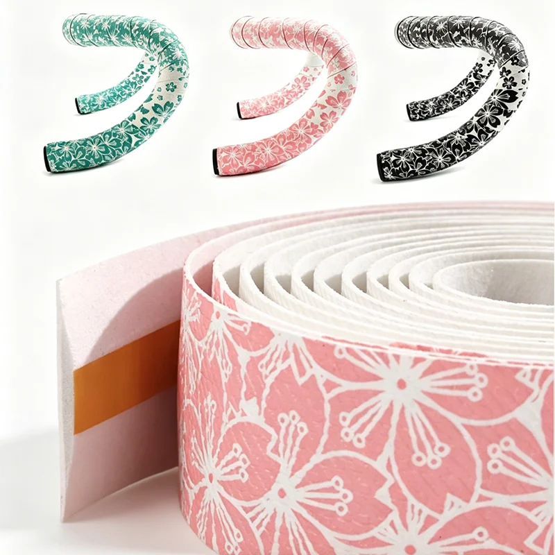 Cherry Blossom Handlebar Tape Road Bike PU+EVA Strap Bicycle Handle Belt Anti-Slip Damping Cycling Wrap Bar Tape with Plugs
Cherry Blossom Handlebar Tape Road Bike PU+EVA Strap Bicycle Handle Belt Anti-Slip Damping Cycling Wrap Bar Tape with Plugs