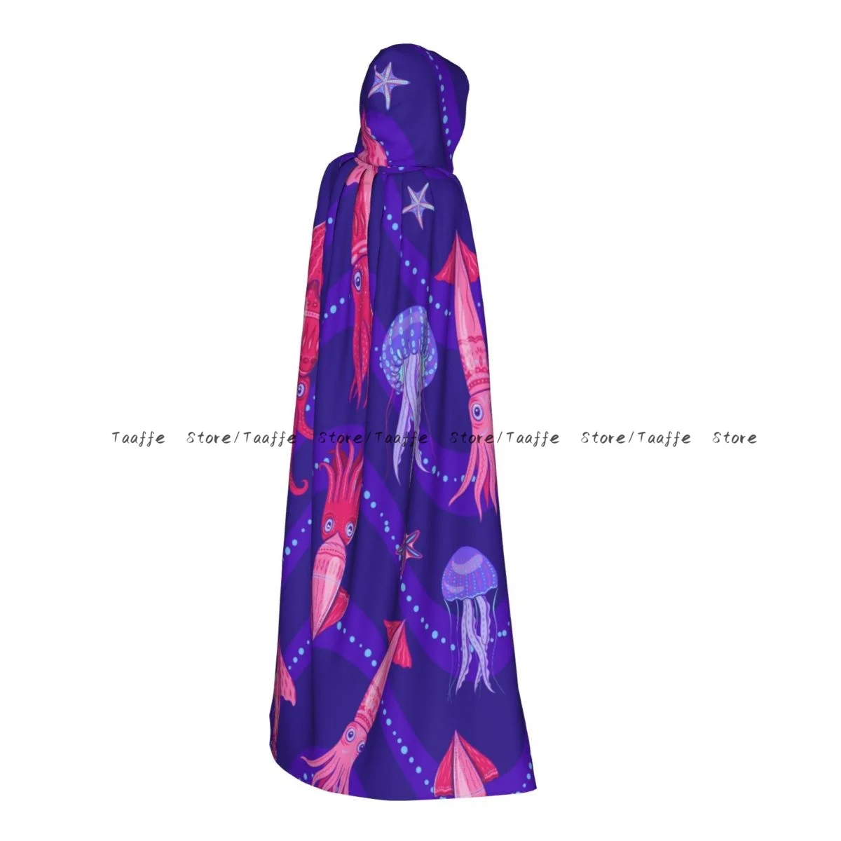 Unisex Halloween Cloak Squid Jellyfish And Waves Cape Hooded Medieval Costume Witch Wicca Vampire
Unisex Halloween Cloak Squid Jellyfish And Waves Cape Hooded Medieval Costume Witch Wicca Vampire