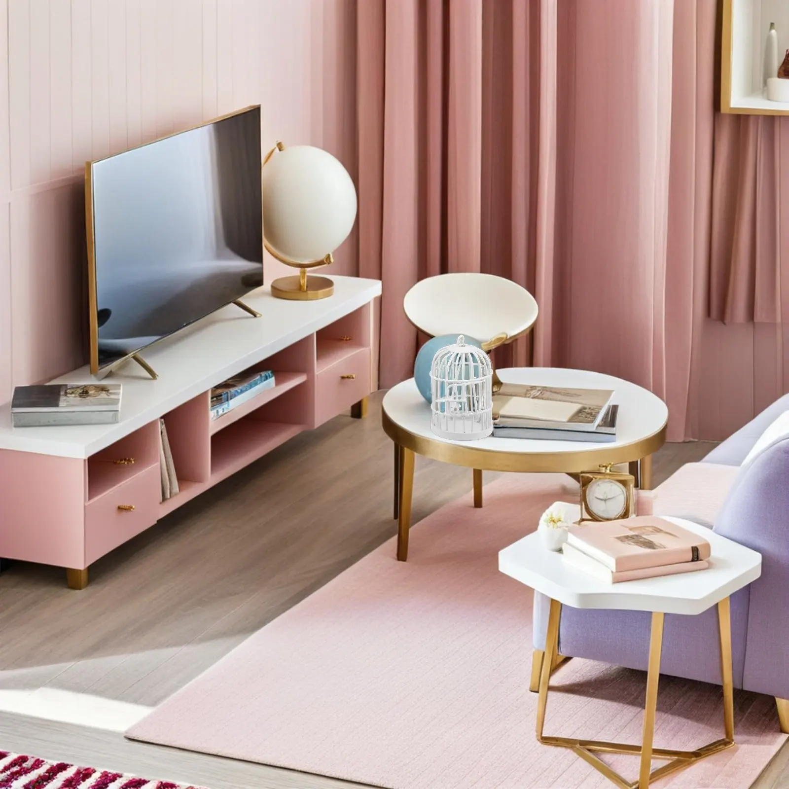 2Pcs Miniature Iron Wire Birdcage Ornament Vintage Hanging Bird Cage Decor for Dollhouse Fairy Garden Home Decoration DIY
2Pcs Miniature Iron Wire Birdcage Ornament Vintage Hanging Bird Cage Decor for Dollhouse Fairy Garden Home Decoration DIY